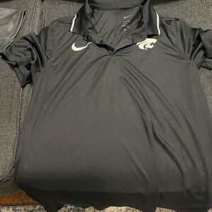 Nike Black Polo with White Accents